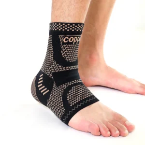 1 PC Men's Women's Outdoor Sports Knitting Elastic Copper Ankle Protection, Ankle Sprain Protection, Ankle Wrist Daily Exercise - Image 3