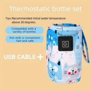 USB Milk Water Warmer, Travel Stroller Insulated Bag, Nursing Bottle Heater, Portable Bottle Feeding Warmer, Christmas, Hallowee - Image 7