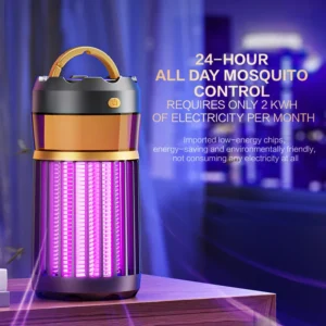 High Effective ElectricMosquito Killer Lamp 3 Modes Household Portable Rechargeable Shock Mosquito for Bedroom Kitchen - Image 3