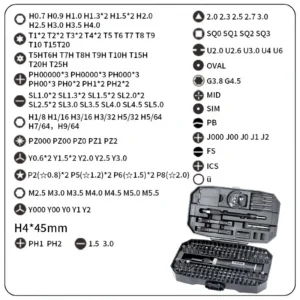 Precision Screwdriver Set, Laptop Tool Kit, 152/25 in 1 Professional Computer Screwdriver Repair Kit T5 T6 Torx Screwdriver - Image 6
