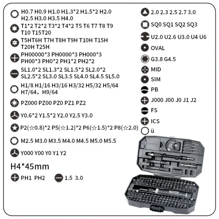 Precision Screwdriver Set, Laptop Tool Kit, 152/25 in 1 Professional Computer Screwdriver Repair Kit T5 T6 Torx Screwdriver - Image 6