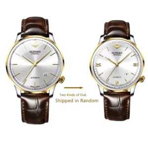 OUPINKE 3269 Swiss Automatic Man Watch Genuine Leather Strap Ultra Thin 7.33 Mechanical Watch High Quality Luxury Men's Watches - Image 7