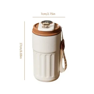 Stainless Steel Insulated Cup with Temperature Display Coffee Cup Intelligent Car Mounted Heat preservation mug Gift Thermal mug - Image 7