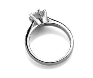 Luxury 925 Sterling Silver Classic Ring for Women Six claw jewelry simple 70ct diamond ring imitation diamond women's ring - Image 6