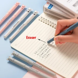 4+2+20 Pcs/Set Kawaii Erasable Gel Pens 0.35mm Waterproof Blue/Black/Red Gel Ink Stationery School supplies for Office Student - Image 3