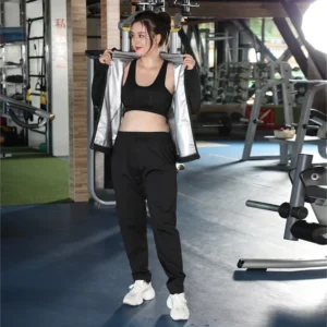 New Sauna Suit Women Plus Size Gym Clothing Sets for Sweating Weight Loss Female Sports Active Wear Slimming Tracksuit Women - Image 6