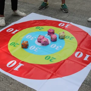 Sandbag Throwing Target Outdoor Team Building Games for Adults Kids Group Activity Perfect for Backyard Carnival Field Day Party - Image 7