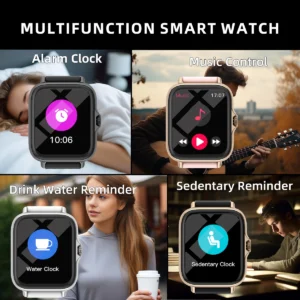 1.83'' Waterproof Smart Watch with Message Answer Call Sleep Monitoring Sports Pedometer Information Alerts For iPhone Android - Image 6