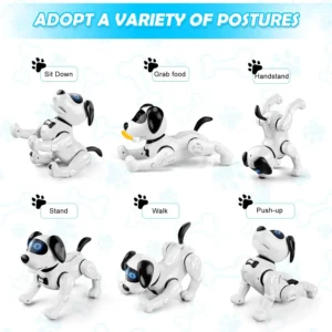 Remote Control Robot Dog - Interactive Dancing, Music & Touch-Sensitive Electronic Pet for Kids | Rechargeable & Safe Gift - Image 3