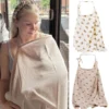 Breathable Baby Nursing Cover Maternity Breastfeeding Cover Cotton Muslin Baby Feeding Blanket Privacy Apron Stroller Blankets - Image 2