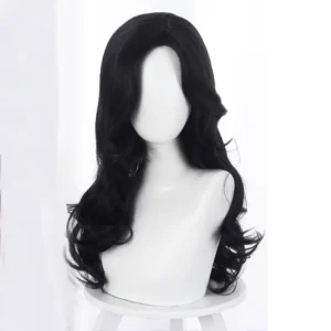 SuQ Classic Curly Wig Hair Synthetic Natural For Women Cosplay Brown WIth Blonde Heat Resistant Daily Wigs - Image 3