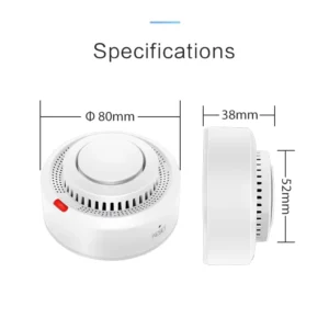 Tuya Smart WiFi Smoke Sensor Fire Protection Smoke Detector 85dB Sound Security System Firefighters Smartlife APP Control - Image 7