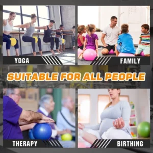 9 Inch Yoga Ball Mini Exercise Exercise Pilates Ball Sport Training Gym Anti Burst and Slip Resistant Balls Physical Therapy - Image 7