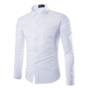 Mens Striped Shirts Business Slim Fit Male Shirt Black White 2025 Long Sleeved Social Clothes Camisa Masculina Vetement Homme - Image 7