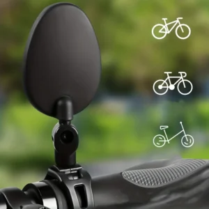 2PCS Bicycle Rearview Mirror 360 Degree Adjustable Rotatable Universal Cycling Handlebar Rear View Mirrors for MTB Road Bike - Image 3