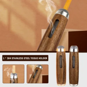 Dust-free Smoking Car Ashtray Wooden Car Portable Smoke Cigarette Anti Mobile Mini Soot-flying Ashtray Holder W5T7 Tool Fil P0M5 - Image 3