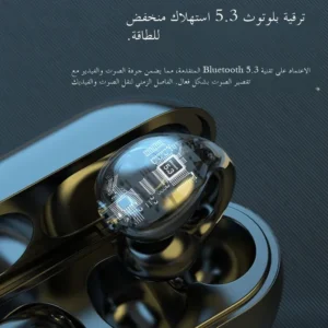 Open Ear Bone Conduction Headphones Wireless Earbuds Bluetooth 5.3 Clip On EarBuds with HD Call Microphone Sport Earphone - Image 5