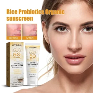 Summer organic sunscreen face body Sunblock outdoor isolation UV protection SPF 50 Moisturizing whiten not greasy sun cream