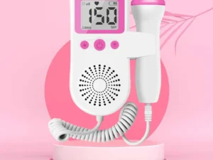 3MHz Ultrasound Baby Heart Rate Detector Pregnant Ultrasonic Baby Heartbeat Monitor Fetal Monitor Doppler Stethoscope For Pregna