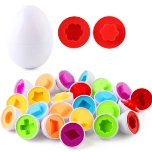 Eggs Screws 3D Puzzle Montessori Learning Education Math Toys Kids Shape Match Smart Game For Children Educational Easter Gifts - Image 7