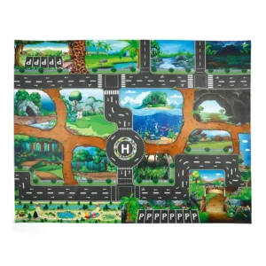 Toys Gyms Road Baby Parking City Map Buildings Mat Play Game Educational Kids Education Circuit Maze Jr - Image 4