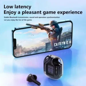 HK3 TWS Bluetooth wireless earbuds, HIFI transparent earbuds, LED power supply digital display stereo,suitable for Xiaomi iPhone - Image 7