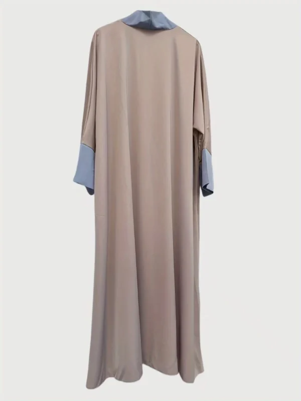 Middle-East Ethnic Clothing Loose Abaya Muslim Women Full Sleeve Abayas Turkey Kaftans Arabian Jilbabs Islamic Maxi Dresses - Image 7