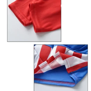 Superhero Hulk Captain America Cosplay Costume Boy Kids Clothes Spiderman Muscle Suit Children Carnival Birthday Party Costume - Image 4