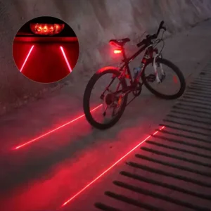 5 LED Bike Tail Lamp Night Riding Laser Light Outdoor Cycling Waterproof Safety Warning Taillight - Image 7