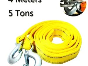 1 Pcs 3M/4M Car Tow Cable Heavy Duty 3Ton/5Ton Trailer Rope Towing Pull Rope Strap Hooks Van Road Recovery Car Accessories