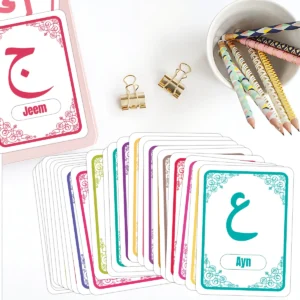 32pcs Arabic Alphabet Flashcards Letter Sounds Forms Cards For Islamic Arabic Script Recognition Learning Early Education Tools - Image 6