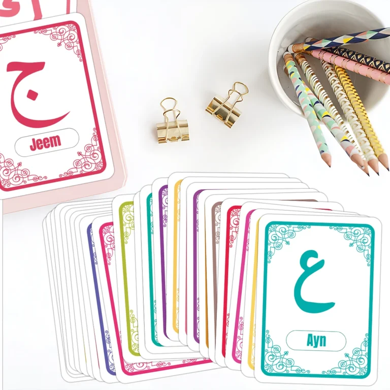 32pcs Arabic Alphabet Flashcards Letter Sounds Forms Cards For Islamic Arabic Script Recognition Learning Early Education Tools - Image 6