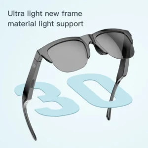 Touch Based Intelligent Bluetooth Glasses with Bone Conduction For Outdoor Sports Calls Sunglasses Business Wireless Headphones - Image 6