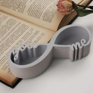 DIY You Me Couple Candle Cup Mirror Silicone Molds Gypsum Aromatherapy Container Jewelry Storage Can Resin Mold Home Handicrafts - Image 6