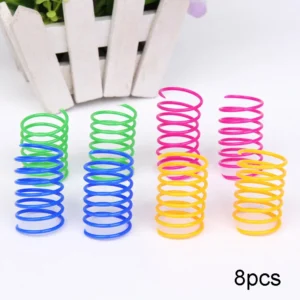 Kitten Coil Spiral Springs Cat Toys Interactive Gauge Cat Spring Toy Colorful Springs Cat Pet Toy Pet Products - Image 5