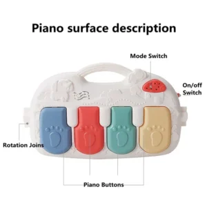 Baby Toy Gift Baby Activity Gym Music Rack Play Mat Kid Rug Puzzle Carpet Piano Keyboard Infant Playmat Crawling Game Pad - Image 5