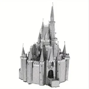 3D Metal Puzzle Cinderella Castle DIY Model Building Kit Adult Toys Birthday Gift - Image 3