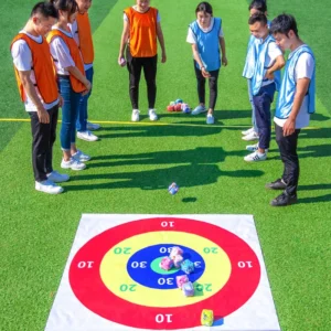 Sandbag Throwing Target Outdoor Team Building Games for Adults Kids Group Activity Perfect for Backyard Carnival Field Day Party - Image 3