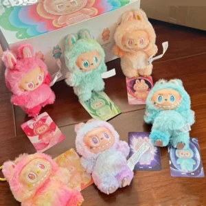 Suitable for LabubuV3 series heartbeat macaron enamel blind box PVC figurine table decoration cute doll children's birthday gift - Image 7