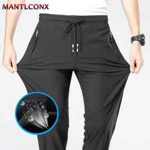 Elastic Waist Jogger Sweatpants Men Casual Classic Sport Men's Pants Quick Dry Straight Trousers Breathable Plus Size 4XL 5XL - Image 6
