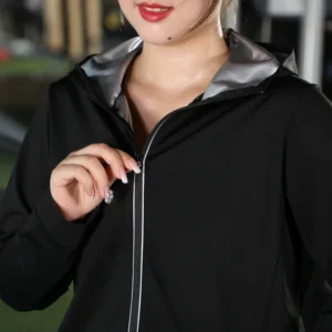 New Sauna Suit Women Plus Size Gym Clothing Sets for Sweating Weight Loss Female Sports Active Wear Slimming Tracksuit Women - Image 7
