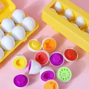 Eggs Screws 3D Puzzle Montessori Learning Education Math Toys Kids Shape Match Smart Game For Children Educational Easter Gifts - Image 5