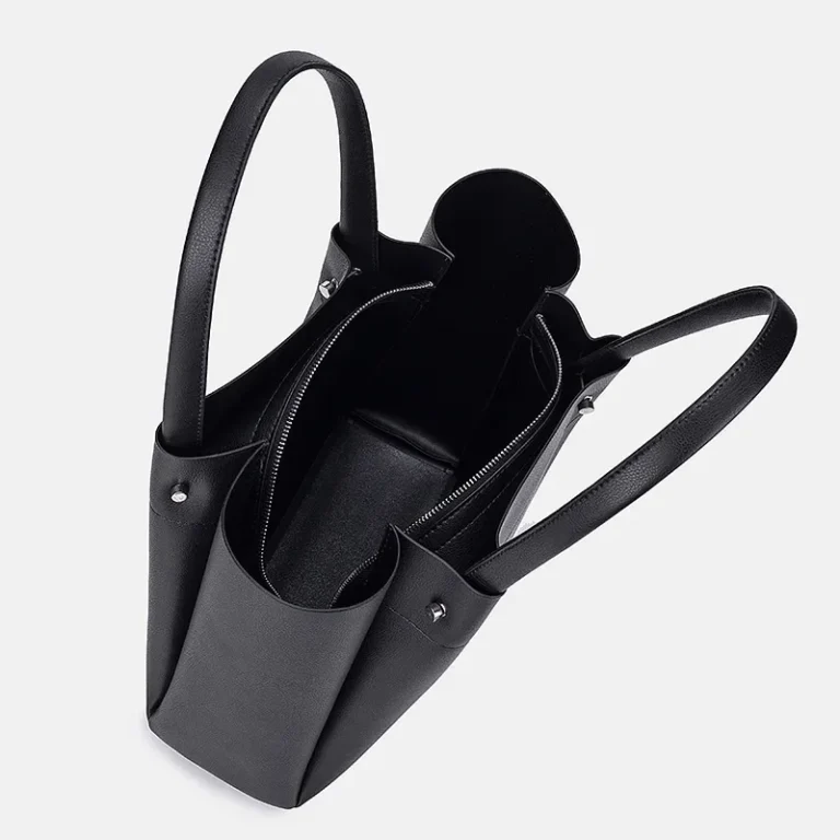 New Large Capacity Soft Leather Women's Shopping Bag Single Shoulder Handheld Commuter Tote Bag Originally One Piece Free Shippi - Image 4