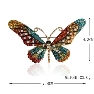 RAKOL 1PC Fashion Opal Stone Exquisite Flower Brooch Pin Garment Accessory Birthday Gift Brooches Women Rhinestone Brooch Pin - Image 7