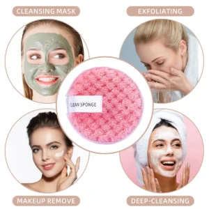 Makeup Brushes and Sponges Set, Pink Makeup Puff, Headband, Wristband Remover , 8-16mm DIY Eyelash Extension Kit makeup tool - Image 5
