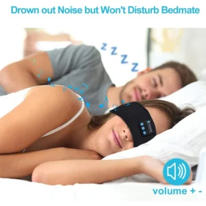 Wireless Bluetooth Music Eye Mask Sports Headband Anti-noise Headphones Talk Running Yoga Music Headwear Wireless Sleep Headphon - Image 7