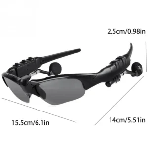 Stereo Earphones Wireless Headset with Mic Glasses Sunglasses for Driving Cycling Sports Noise Reduction Headphones - Image 3