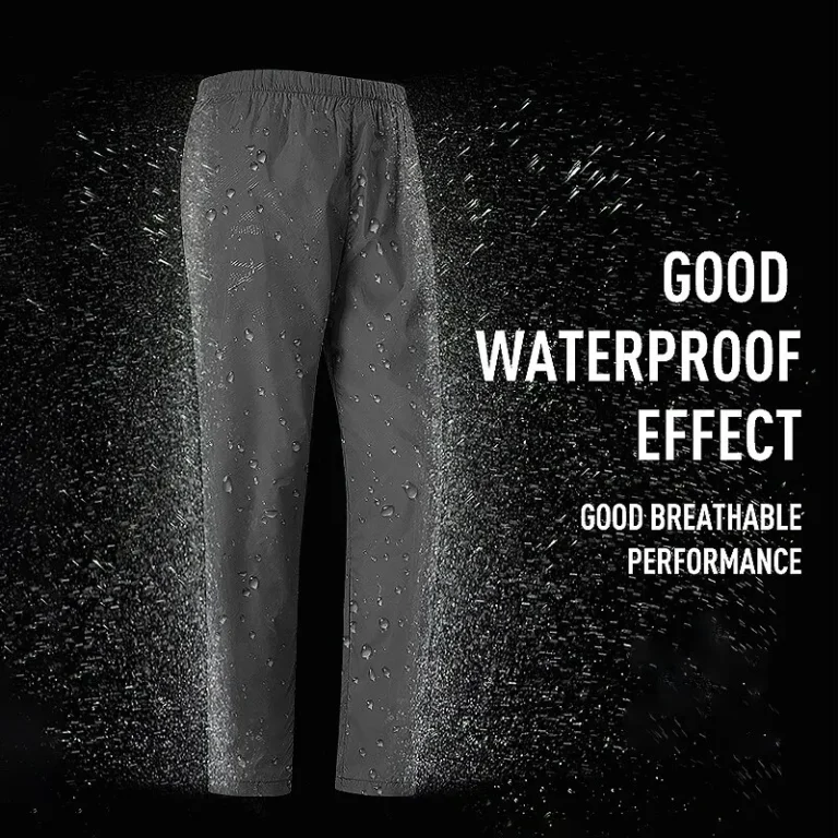 LNGXO Women Men Hiking Pants Outdoor Waterproof Pants Unisex Climbing Camping Sports Quick Dry Mountain Rain Trousers Anti UV