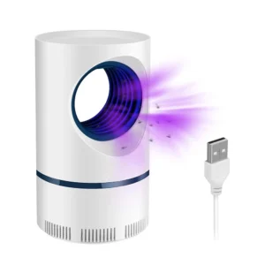 ⁦Electric Fly Bug Mosquito Insect Killer LED Light Trap Control Lamp Small Pest with USB Power Supply and Adapter⁩ - الصورة ⁦6⁩