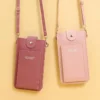 Women Bags Soft Leather Wallets Touch Screen Cell Phone Purse Crossbody Shoulder Strap Handbag for Female Cheap Women's Bags - Image 5